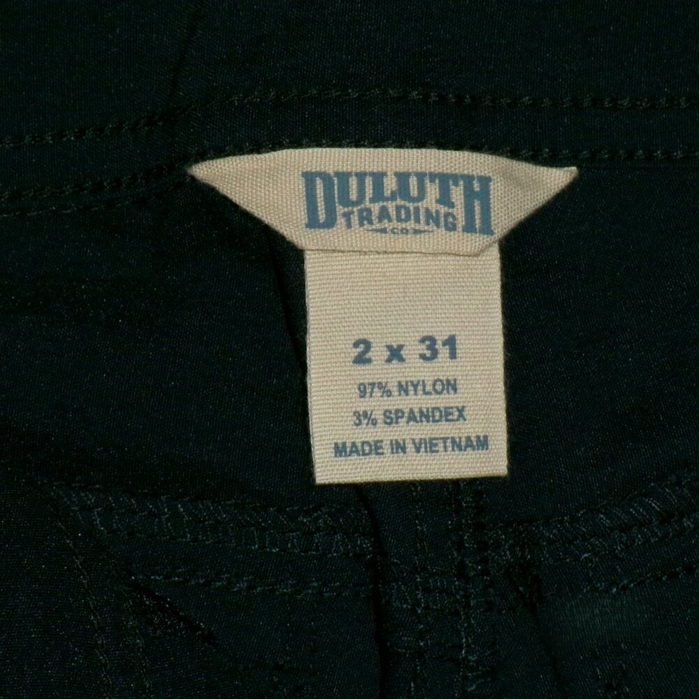Women's Mid-Rise Bootcut black Cargo Pants - size 2 - Picture 6 of 8